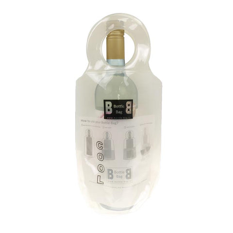 Bottle Bag - cadeautas wit - 32cm
