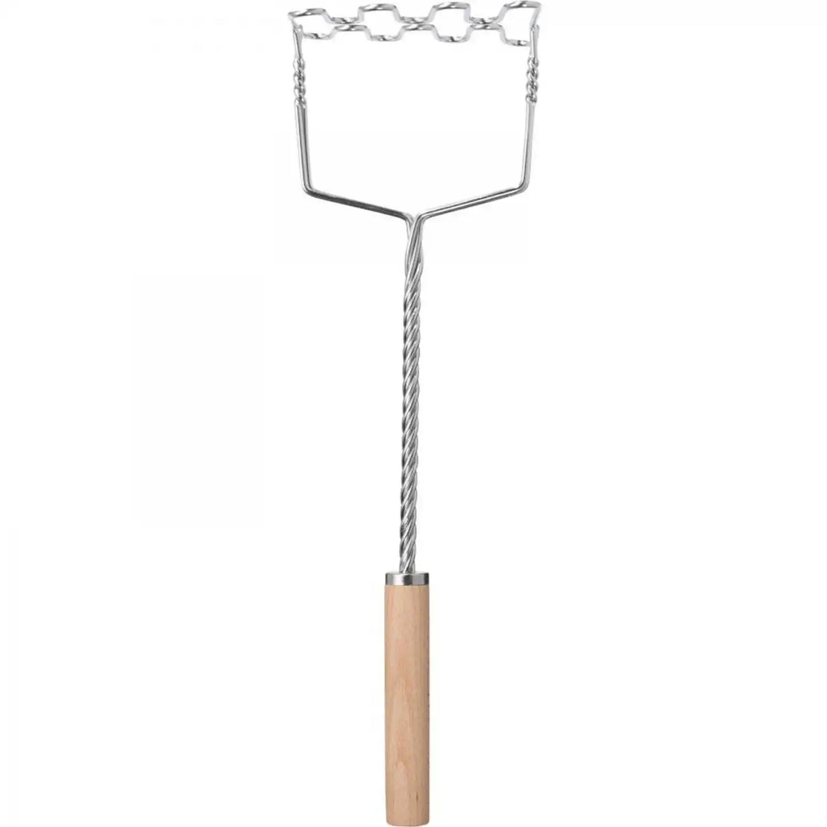 Blokker Kartoffelstampfer – 36,5x11x9,5cm – Holz und Edelstahl