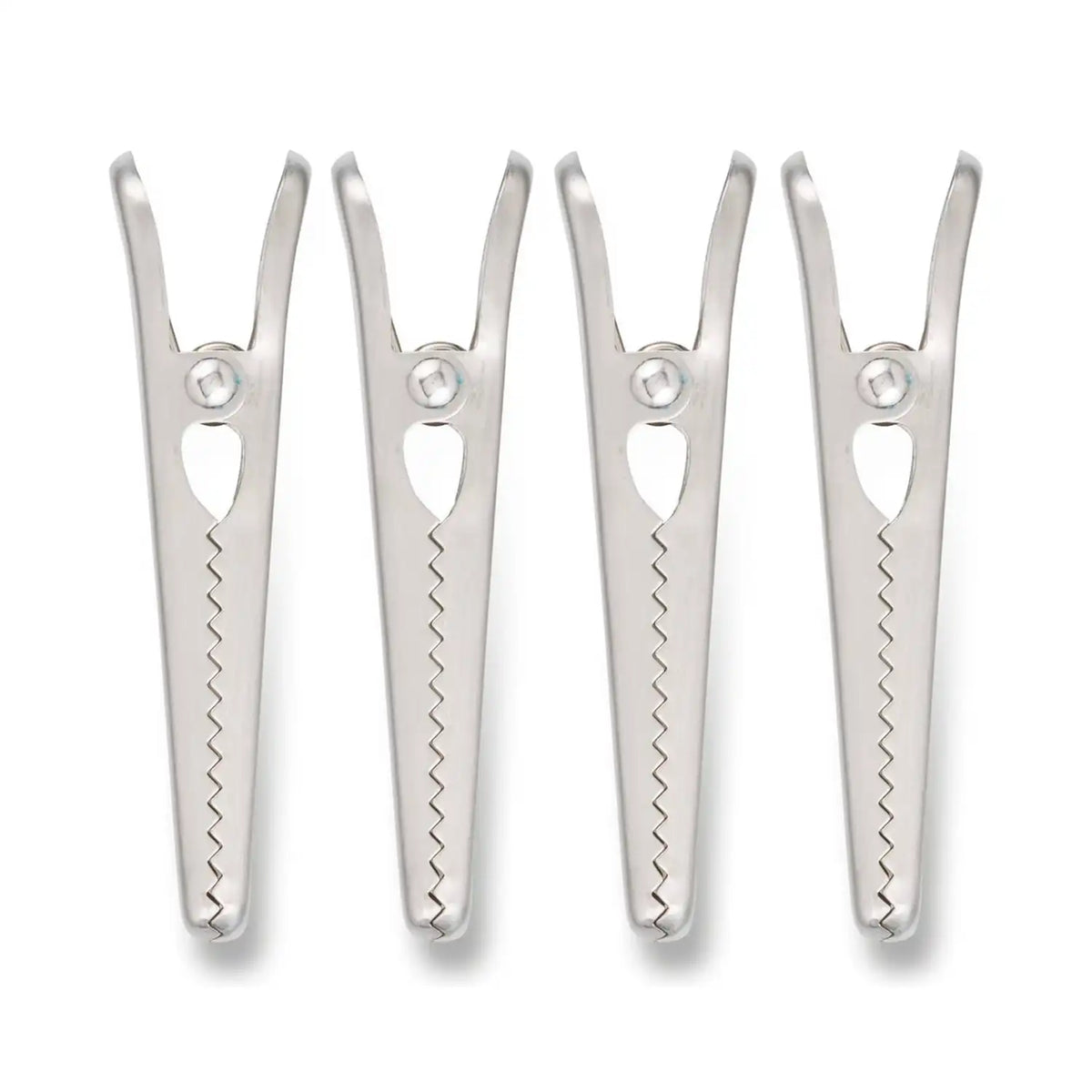 Blokker vershoudclips (set van 4) - RVS - 8cm