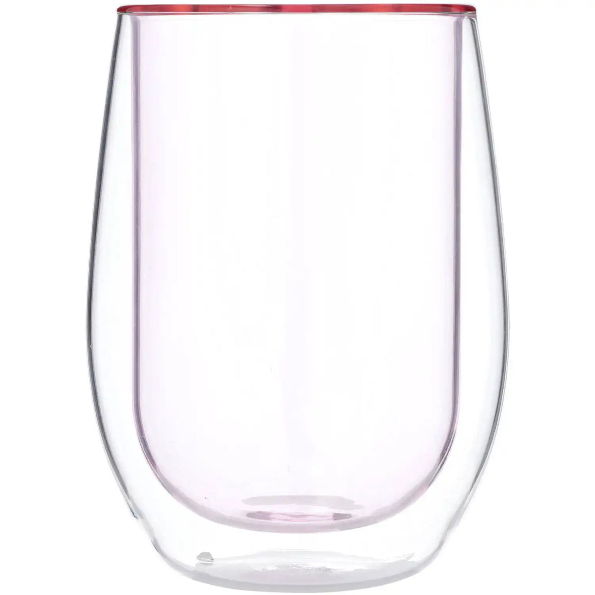 Blokker – Double-walled tea glass / coffee glass – 35cl – pink