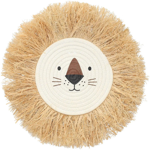Blokker Kids - Wanddecoratie – leeuw – Ø40cm