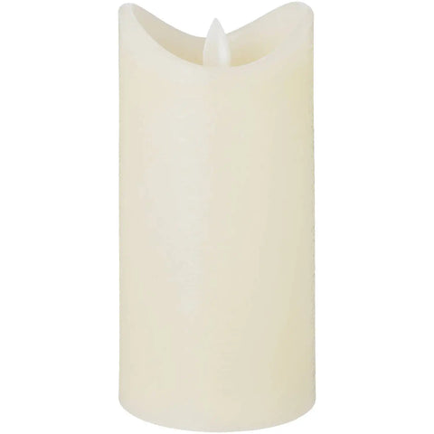 Blokker - Rustieke LED Kaars - 7,5x15 cm – crème
