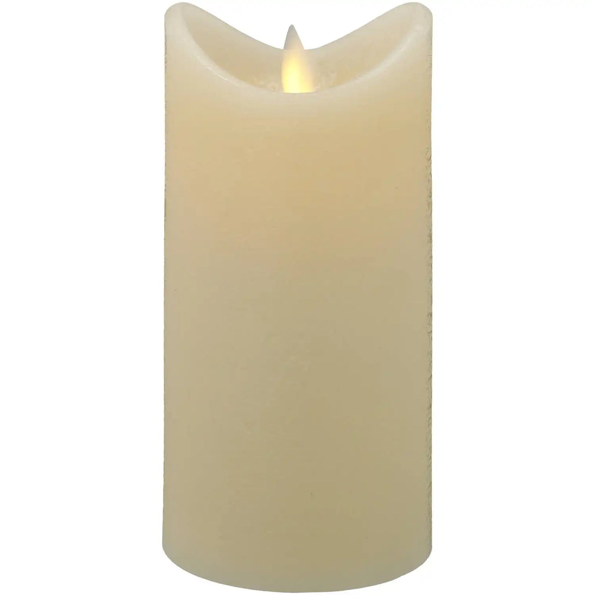 Blokker - Rustieke LED Kaars - 7,5x15 cm – crème