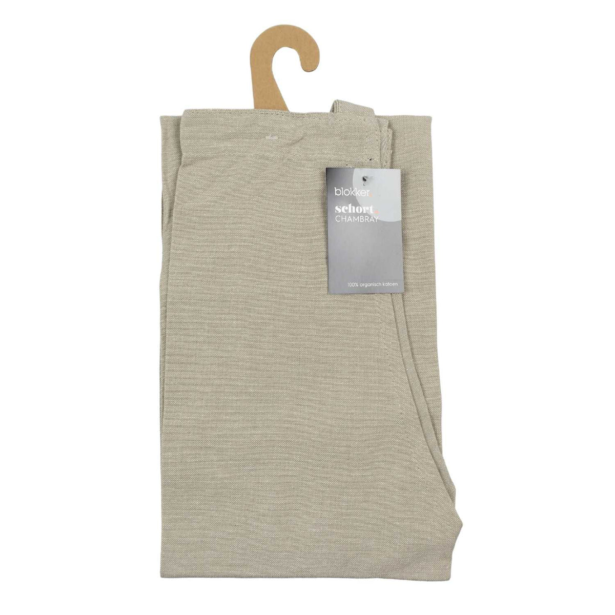 Blokker - Schort Chambray - 100% organisch katoen - beige