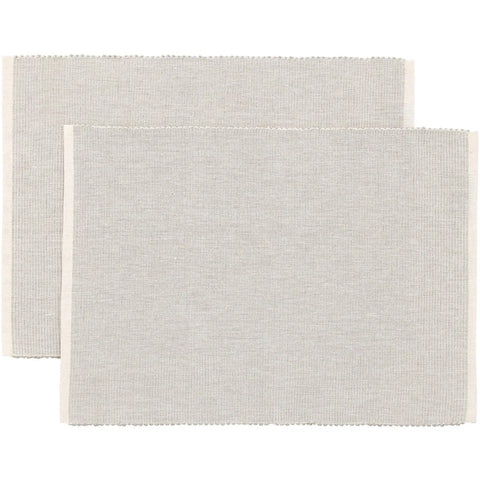 Blokker - Tischset „Como“ – 30x45 cm – 2 Stück – beige