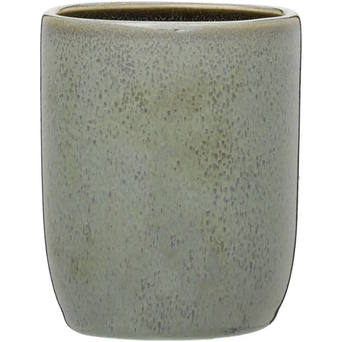 Blokker - Zahnputzbecher „Emma“ – 7,3 x 8,7 x 10,8cm – grün