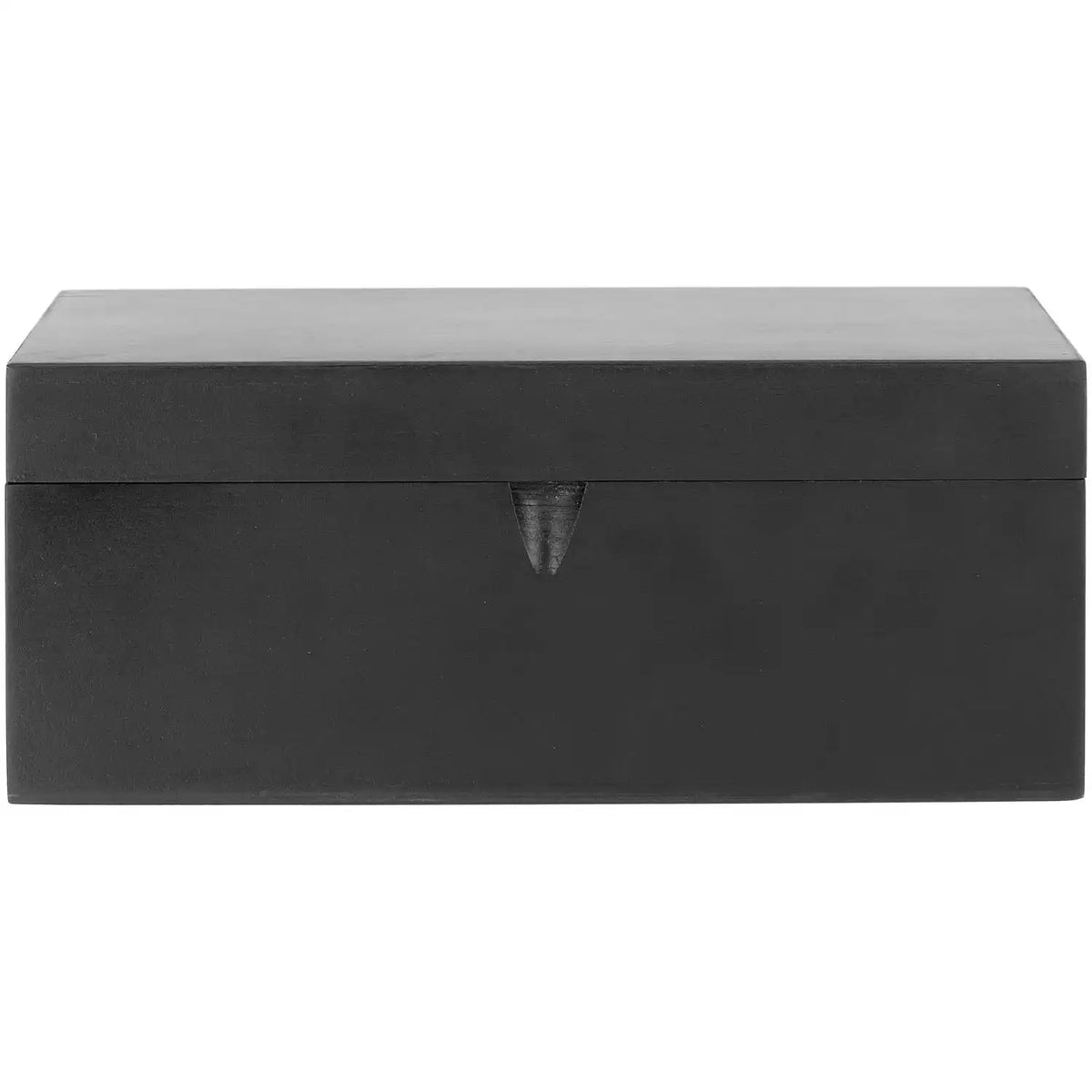 Blokker - Teedose - Bambus - 22 x 16 x 9cm - Schwarz