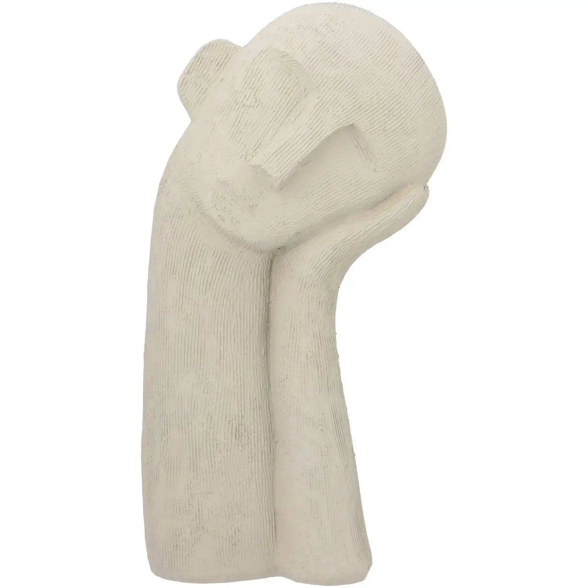 Blokker - Home décor: Le Penseur – white – 35cm