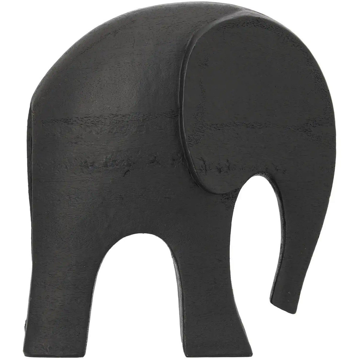 Blokker - woondecoratie Olifant - 20cm - zwart