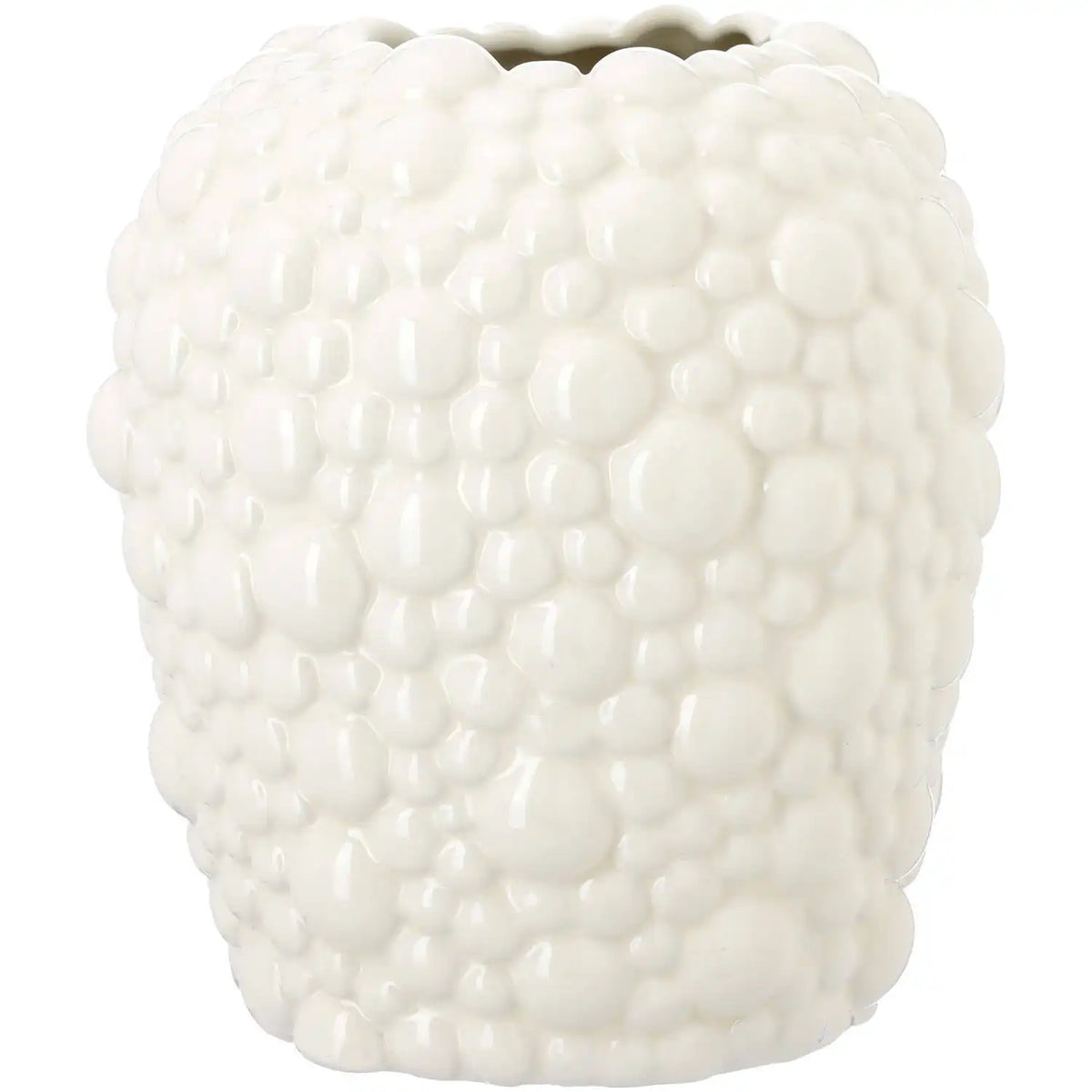 Blokker - vaas Xiomara - Ø 22,5 x 25cm - crème