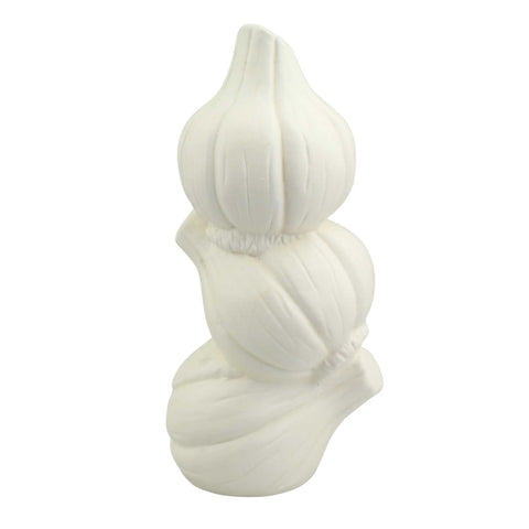 Blokker vaas Knoflook - 10 x 9 x 23cm - creme