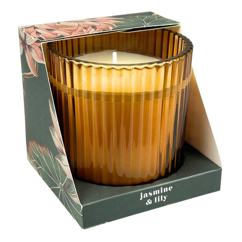 Blokker - Geurkaars - Ø 8,5 x 8,7cm  - jasmine & lily - 230gr - 40h