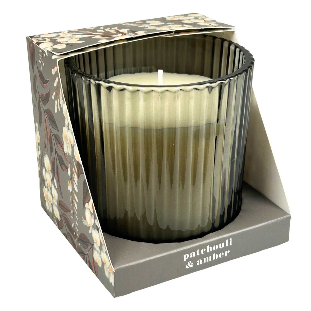 Blokker - Geurkaars - Ø 8,5 x 8,7cm  - patchouli & amber - 230gr - 40h