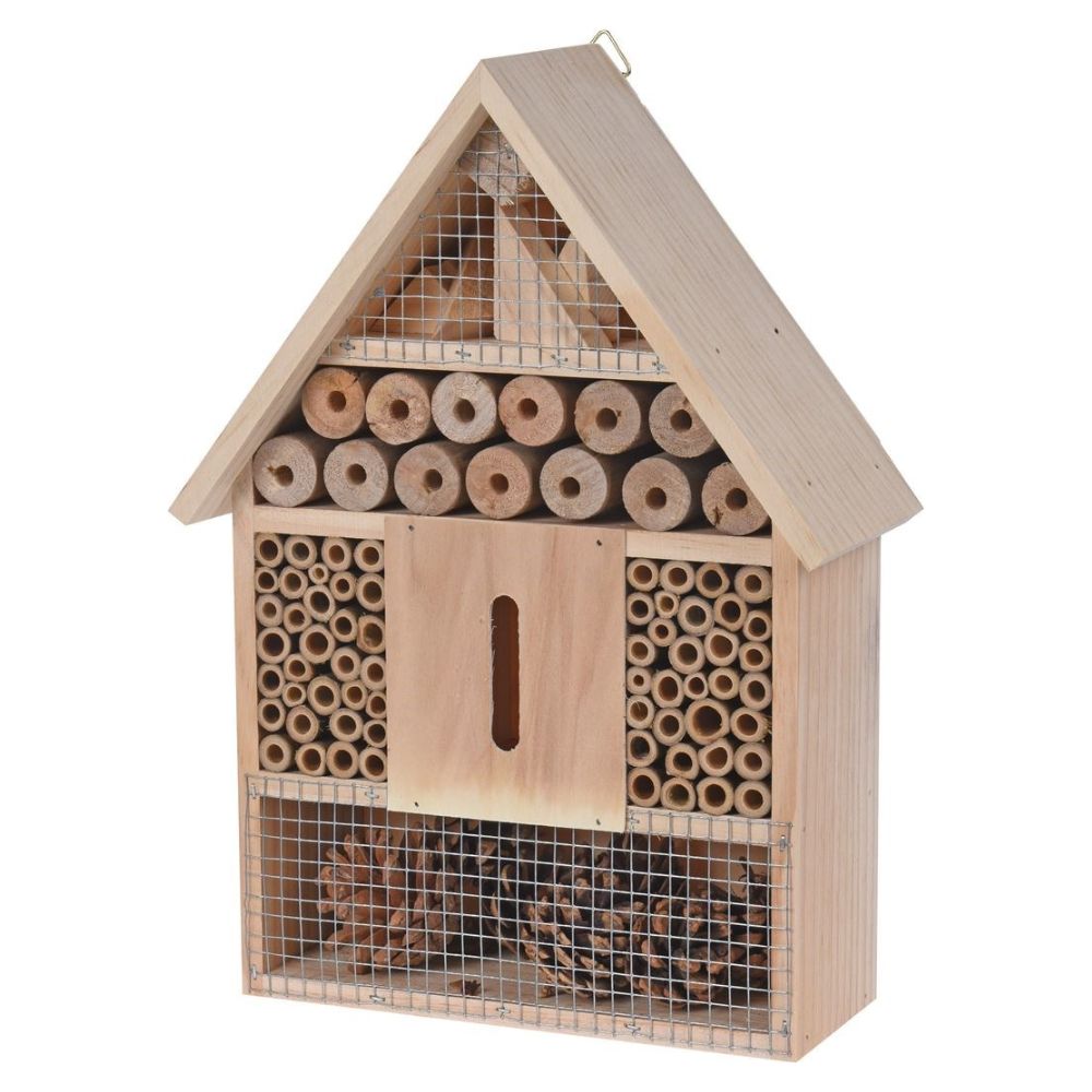 Insektenhotel aus Holz 22 x 9 x 30 cm