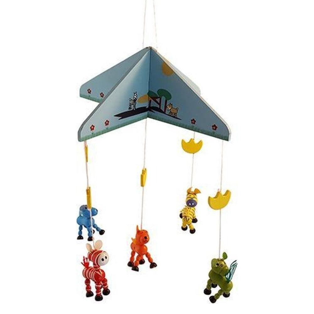 Wooden - Baby mobile - animals - 27cm