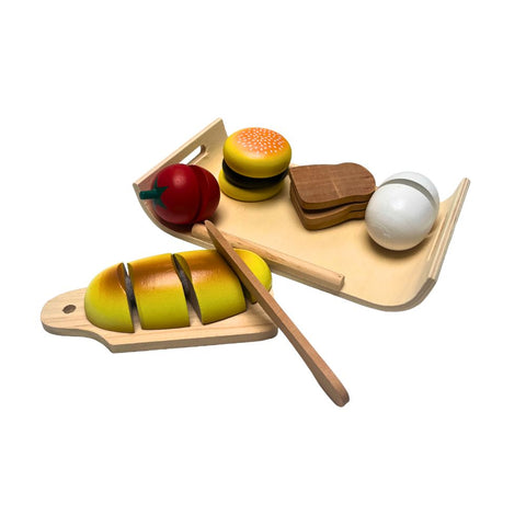 Playwood – Snack- & Lunchset op Dienblad – 22 x 12 x 6 cm