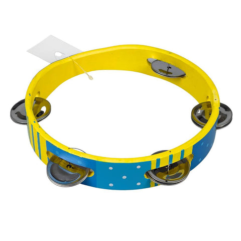 Playwood - Children’s tambourine - Yellow/Blue - 18cm