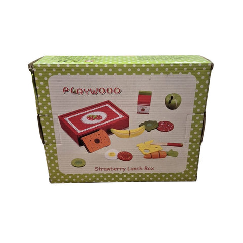 Playwood - Strawberry lunchbox - 20x13x6cm