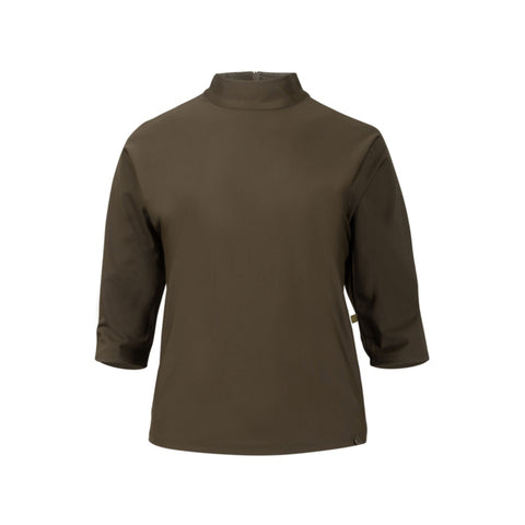 Zusss - Sjieke top met turtleneck - groen