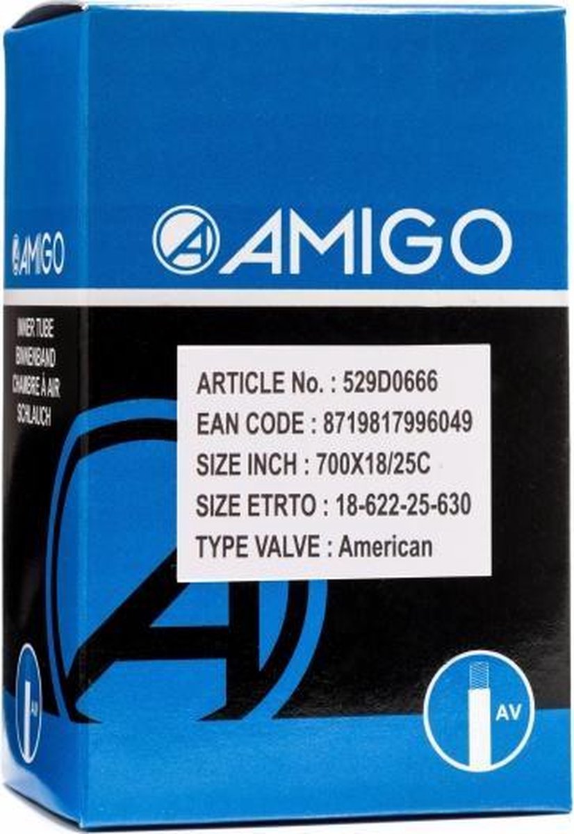 Amigo - Binnenband Amerikaans 700x18/25 C