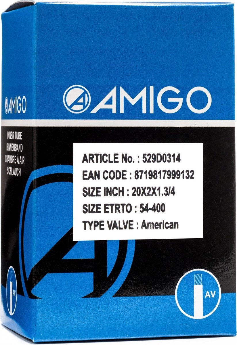 Amigo - Binnenband Amerikaans 20x2x1.3/4