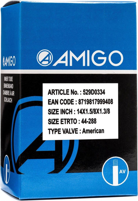 Amigo - Binnenband Amerikaans 14x1.5/8x1.3/8