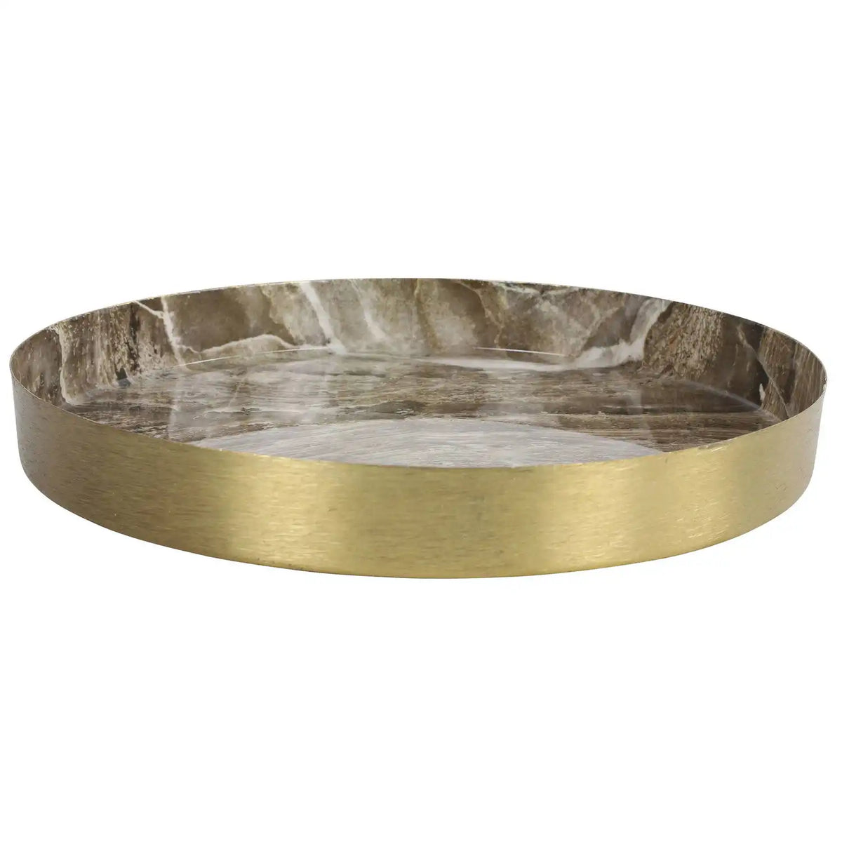 Blokker - Rundes Kerzentablett - Metall - Ø25cm - Gold