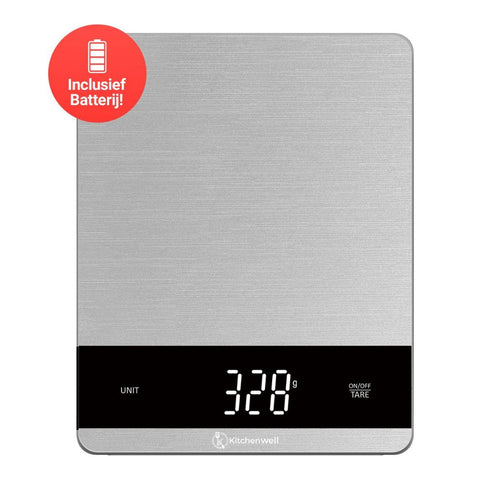 Kitchenwell - Keukenweegschaal max. 10 kg, 5 g