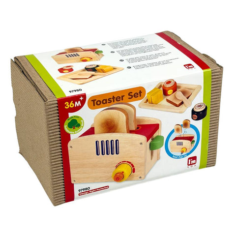 I'm Toy- Wooden toaster set - 20cm