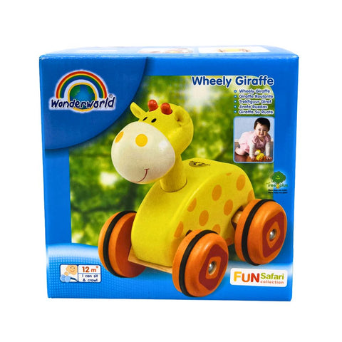 Wonderworld – Giraffe on wheels – 11 cm