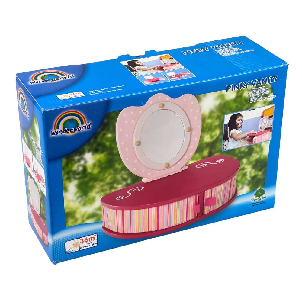 Wonderworld - Roze kaptafel - 29x19x24cm
