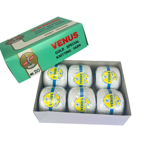 Venus Haakgaren Gold Special No. 20 – Wit (6 per doos)