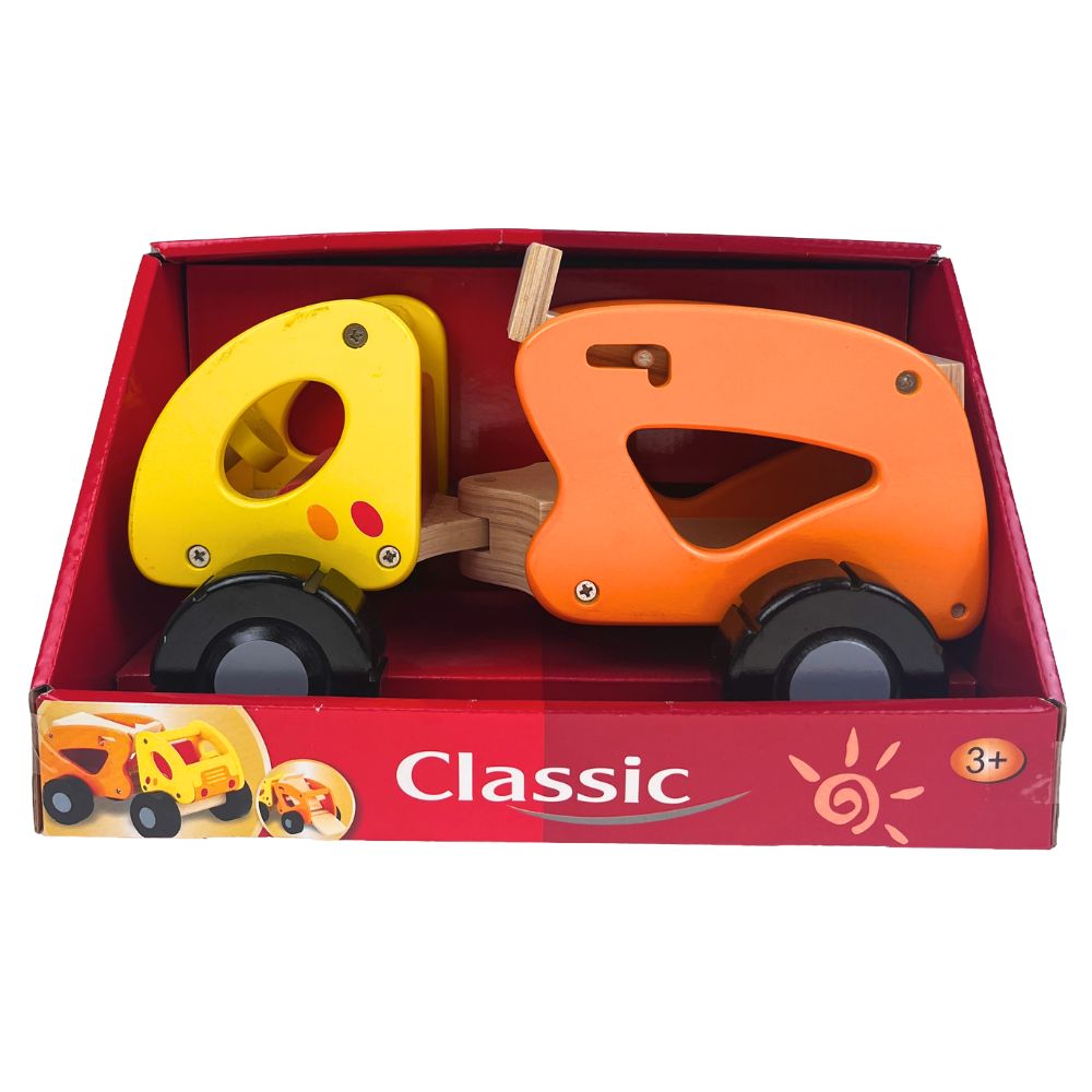 Classic Toys - Kinder-Lkw Gelb/Orange