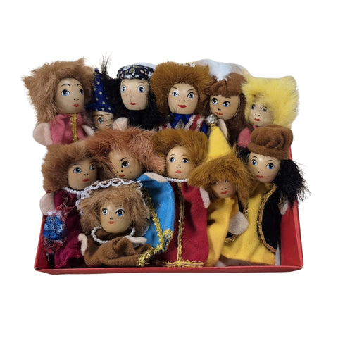 Finger puppets - Fairy tale - 12 pieces - 11cm