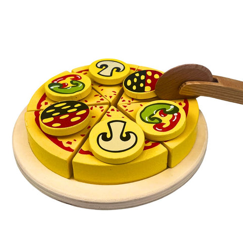 Playwood – Pizzapunten met Pizzasnijder - 16 x 3 cm