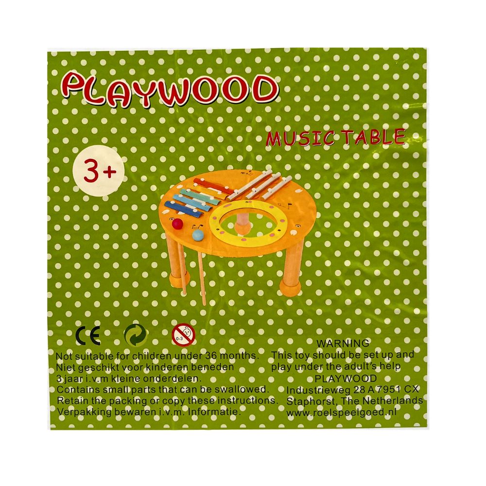Playwood - Wooden Music Table