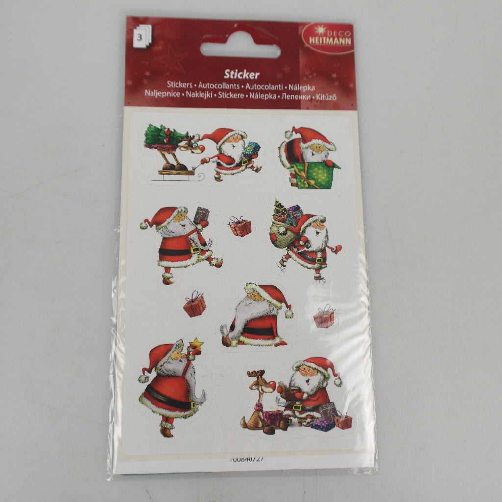 Gift sticker - approx. 15 x 10 cm green/red