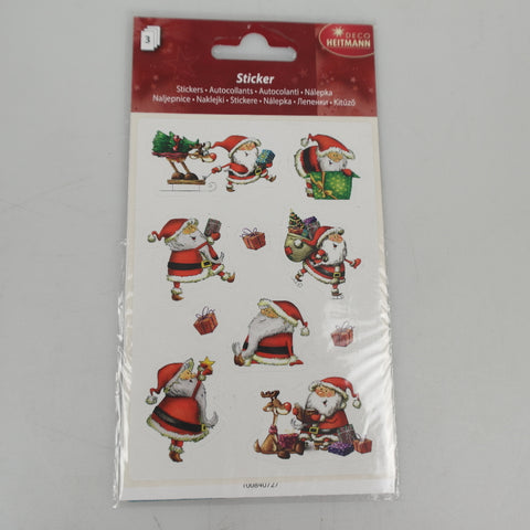 Gift sticker - approx. 15 x 10 cm green/red