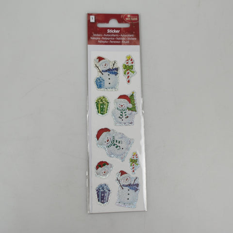 Christmas stickers - assorted - approx. 1-4 cm colorful