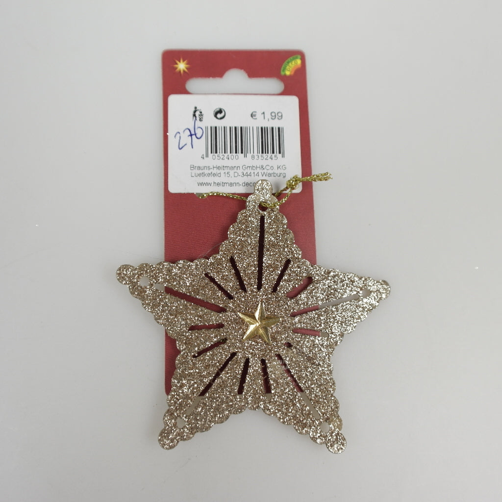 Glitter container Celina - gold - approx. 8 cm