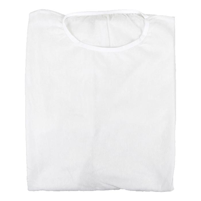 Wegwerp T-shirt - viscose - wit
