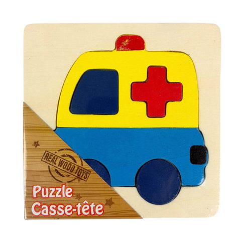 Playwood - Hersenkraker puzzels - 15x15cm - 4 assorti