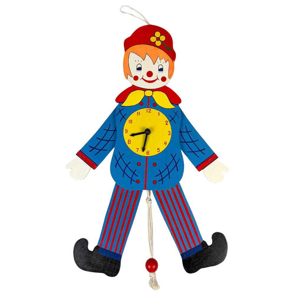 Playwood - Jumping-Jack-Clown aus Holz - 55cm - B-Ware