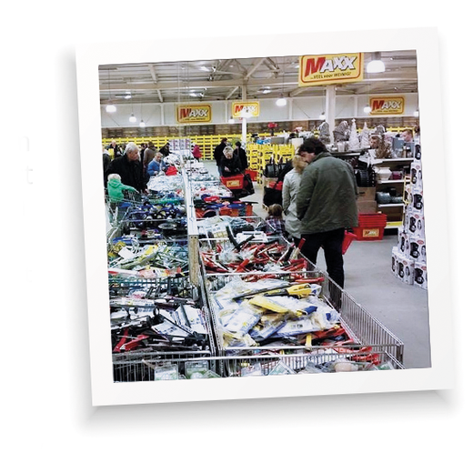 Der erste Maxx-Laden