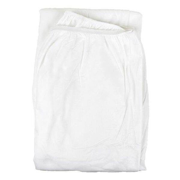 Disposable trousers - viscose - white