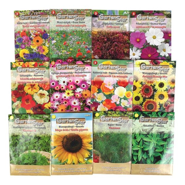 Gartenstar - Bloemen- en kruidenzaden - 25 soorten - exp. 01-2026 - Afbeelding 4