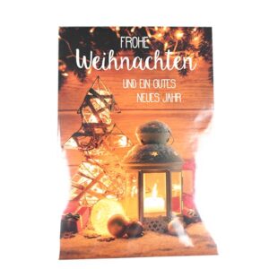 Christmas card - 11,50x17,50 cm - cosy light