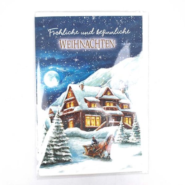 GW-Karte 22sk5458 11,5 x 17 cm blau,