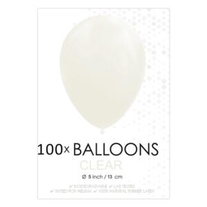 Fiesta - Balloons - 100pcs - transparent - Ø 12,7cm