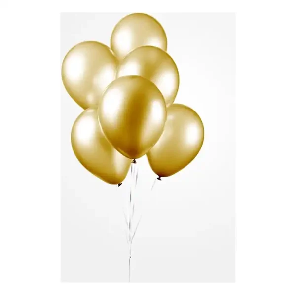 Fiësta - Ballonnen - 100st - metallic goud - ø30cm - Bild 2